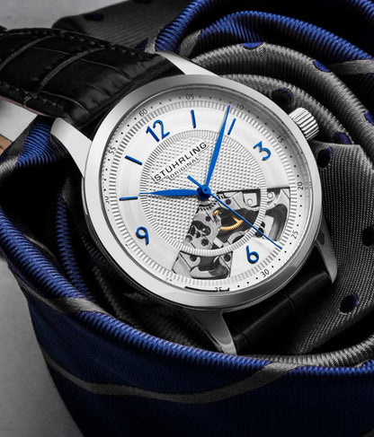 Silver Dial / Silver Case / Black Band