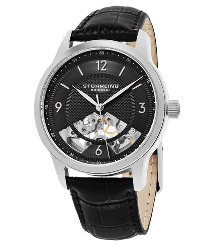 Black Dial / Silver Case / Black Band