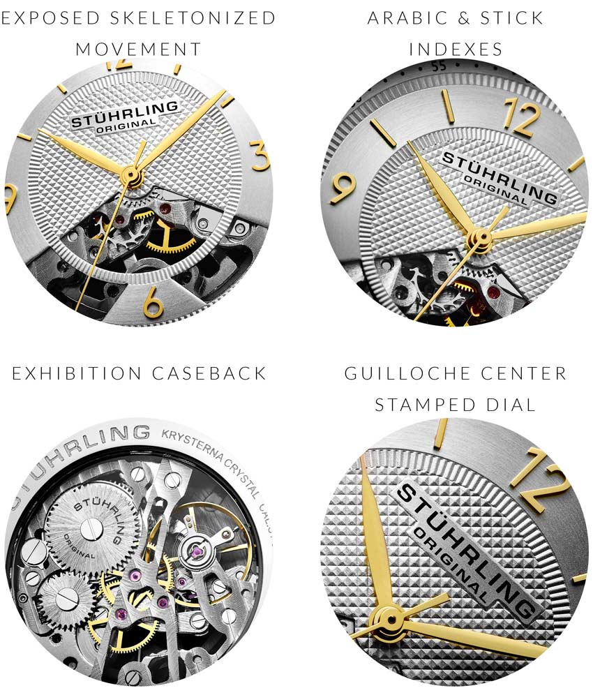 Silver Dial / Gold Case / Brown Band