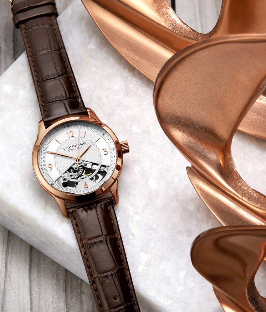 Silver Dial / Silver Case / Brown Band