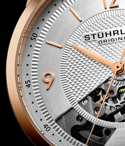 Silver Dial / Silver Case / Brown Band