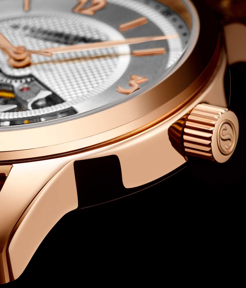 Silver Dial / Silver Case / Brown Band