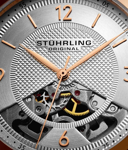 Silver Dial / Silver Case / Brown Band