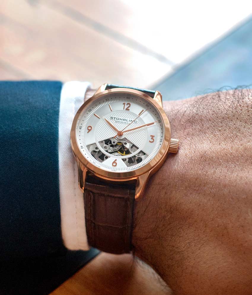 Silver Dial / Silver Case / Brown Band