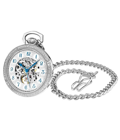 Silver Dial / Silver Case / Alloy Pocket Watch