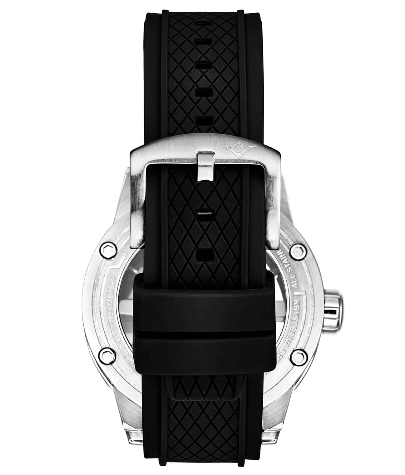 Black Dial / Silver Case / Black Band