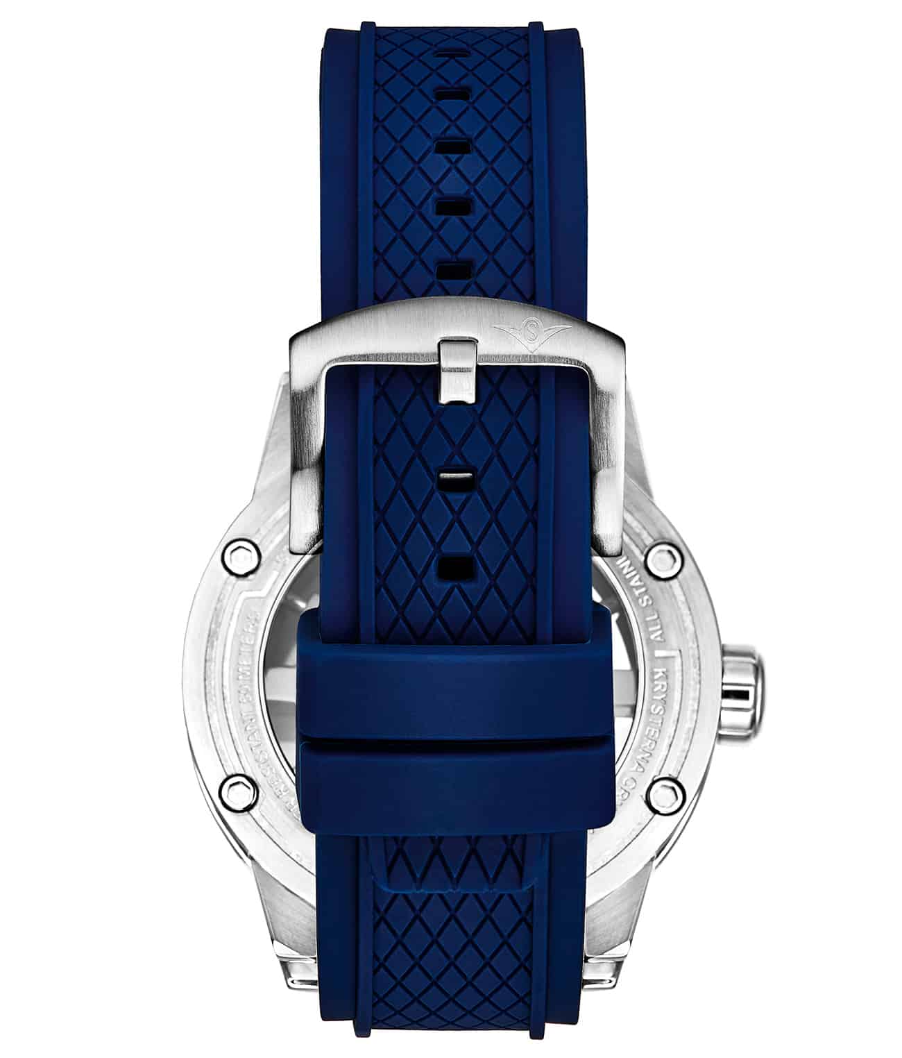 Black Dial / Silver Case / Light Blue Band