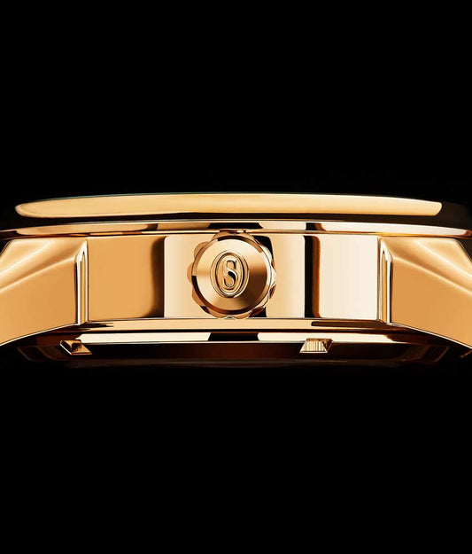 657.04 Rose Gold Replacement Crown+stem