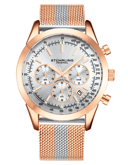 Preston 3975 Quartz 44mm Chronograph